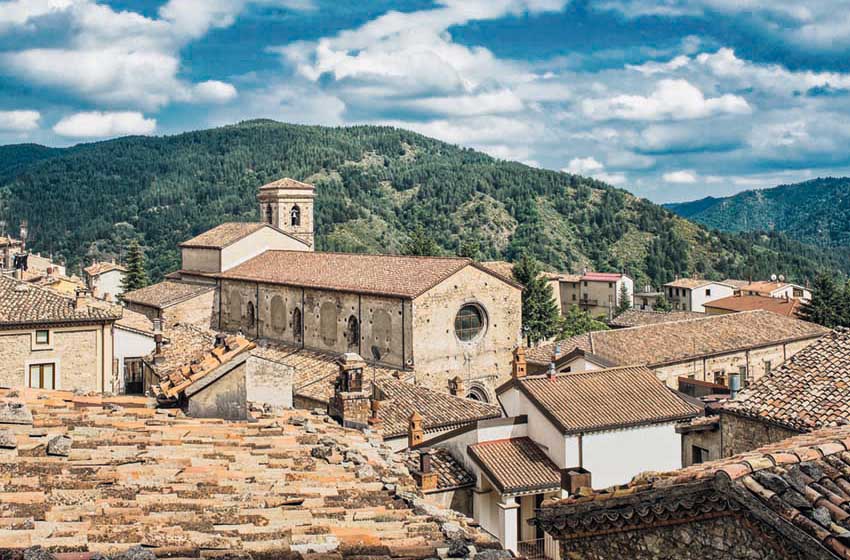 Panorama di San Giovanni in Fiore. Calabria
