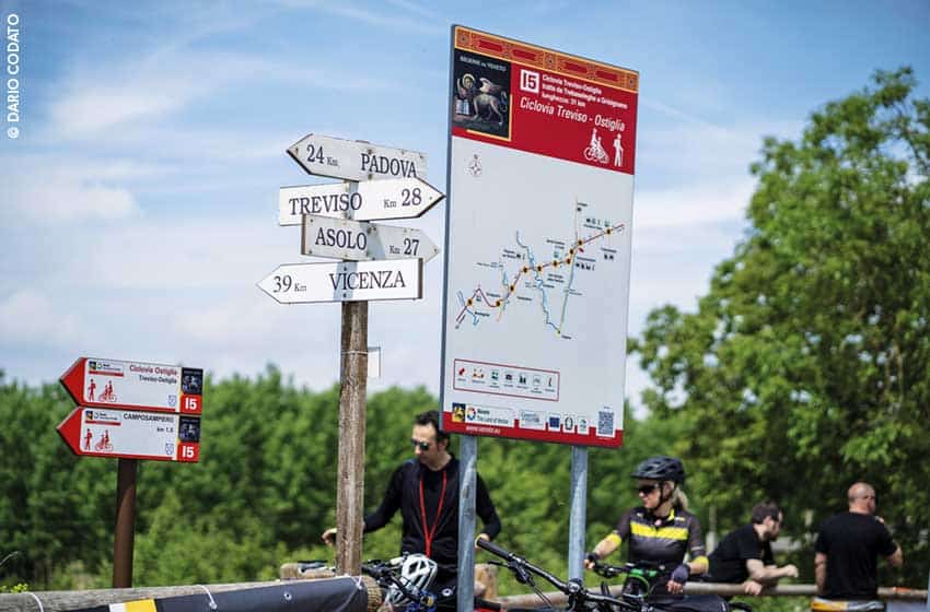 Intersezioni ciclabili lungo la Treviso-Ostiglia