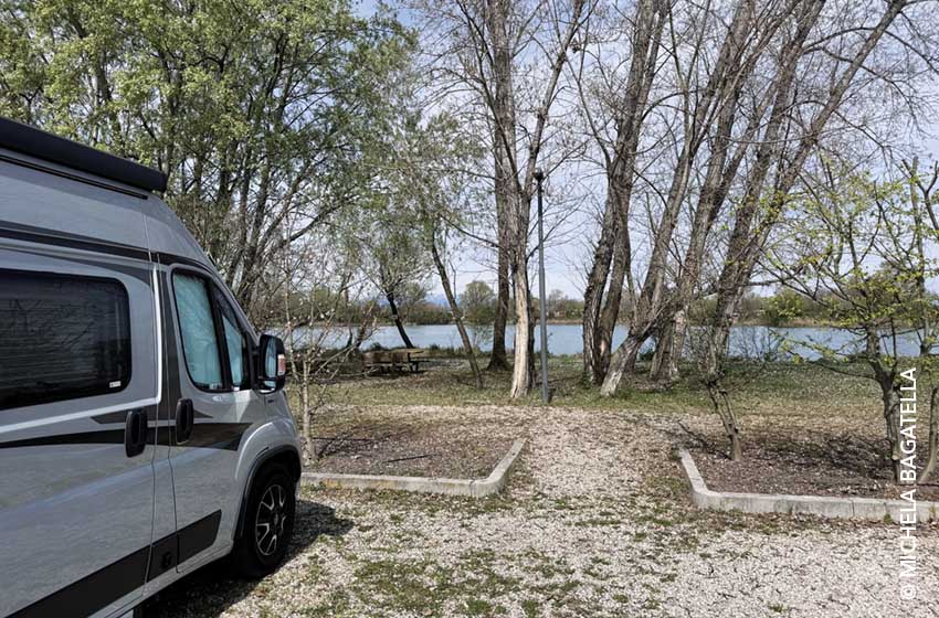 Quinto di Treviso: il Quinto Camper Resort, approdo ideale per l'abbinata camper più bici lungo la Treviso-Ostiglia