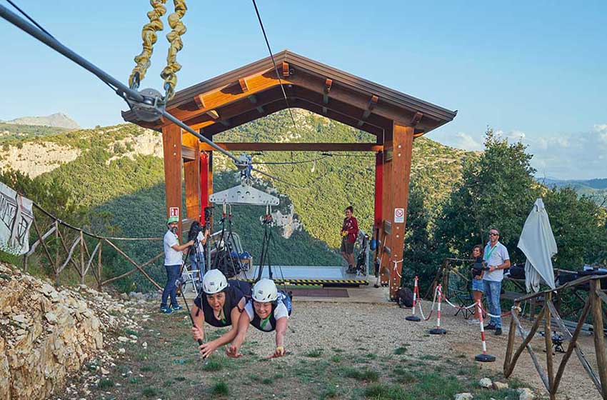 Campania-Trentinara-zipline-coppia