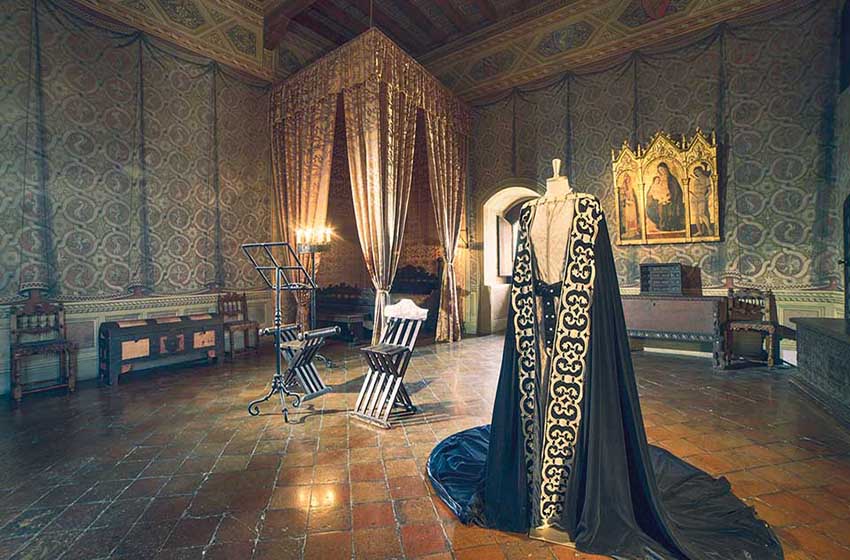 Interni rocca di Gradara