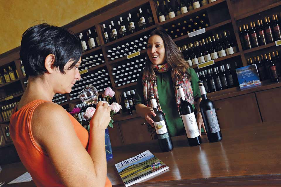 La cantina del vino Robola, una delle specialità di Cefalonia