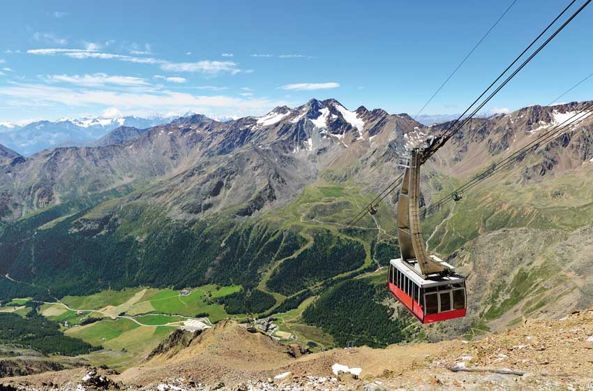 Alto Adige-Val Senales-funivia