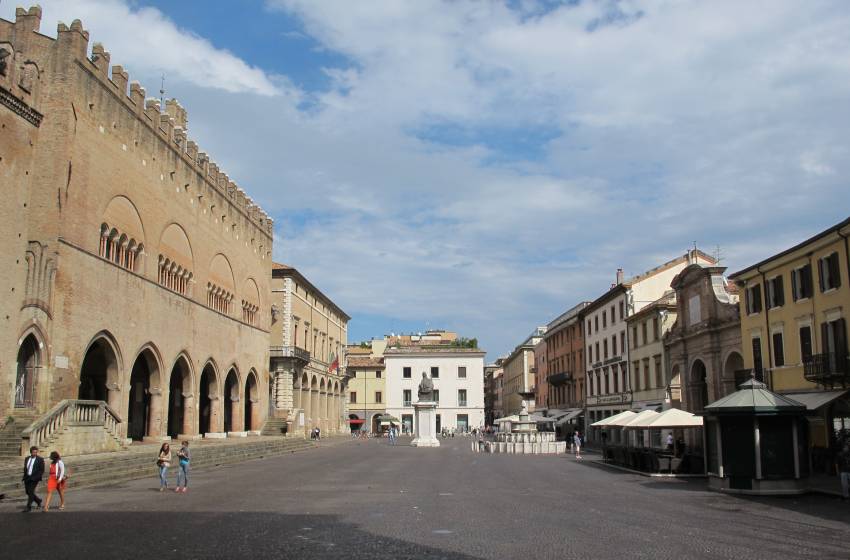 Piazza Cavour a Rimini