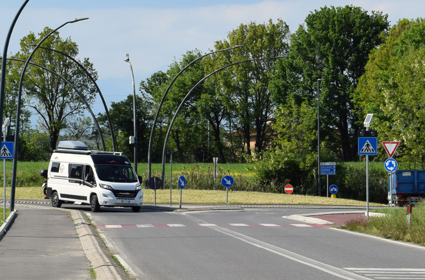 Camper su strada
