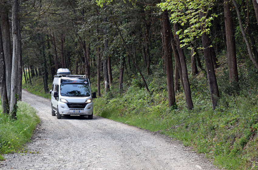 Camper su strada