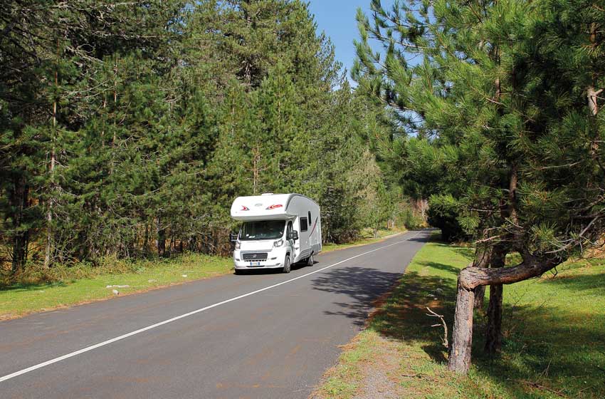 camper su strada