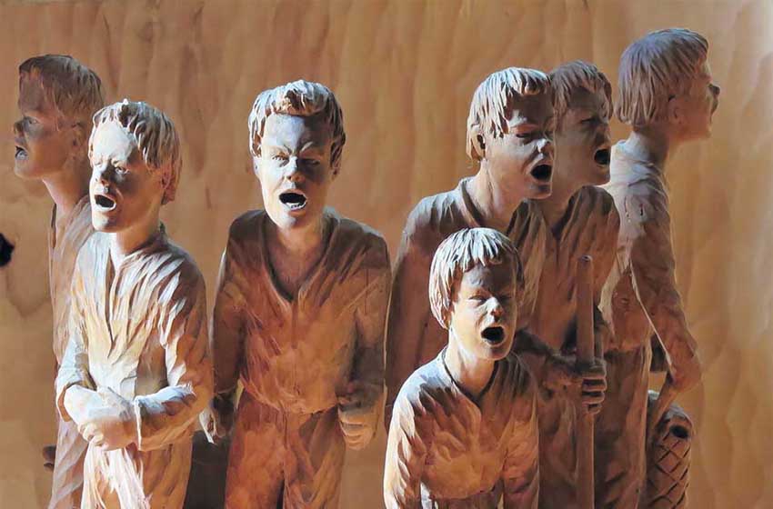 Finlandia-sculture in legno-Eva Ryynane-Paateri