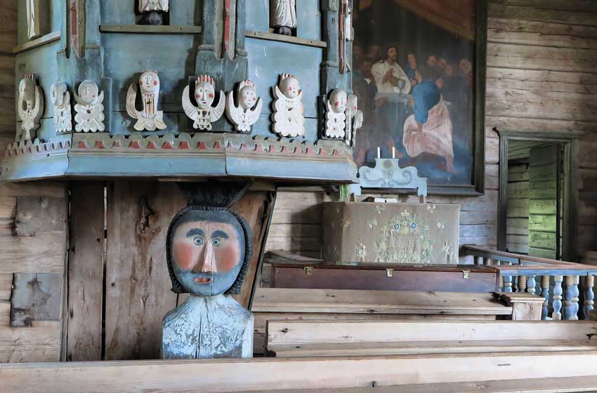 Finlandia-chiesa di Petajavesi-dettaglio