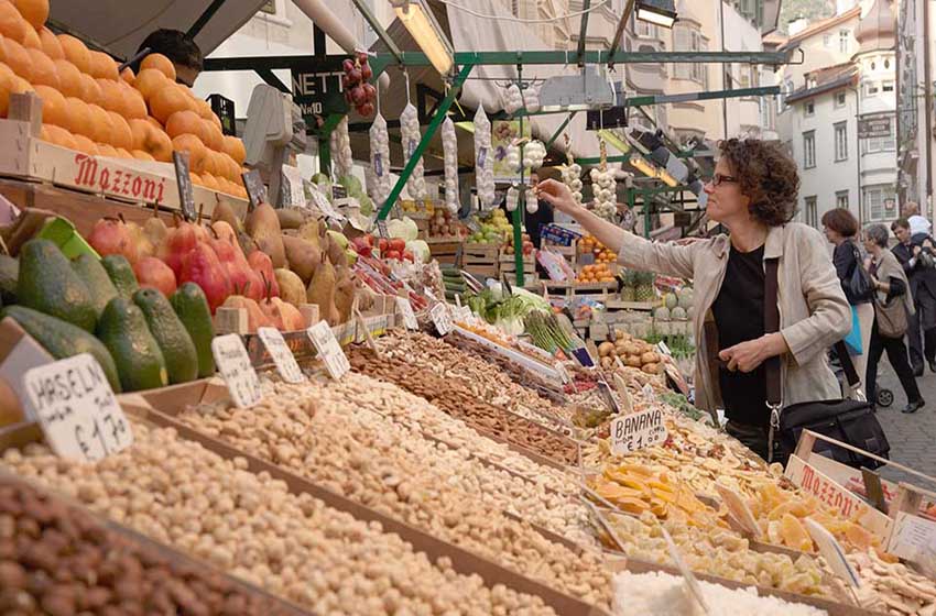 Alto Adige-Bolzano-mercato