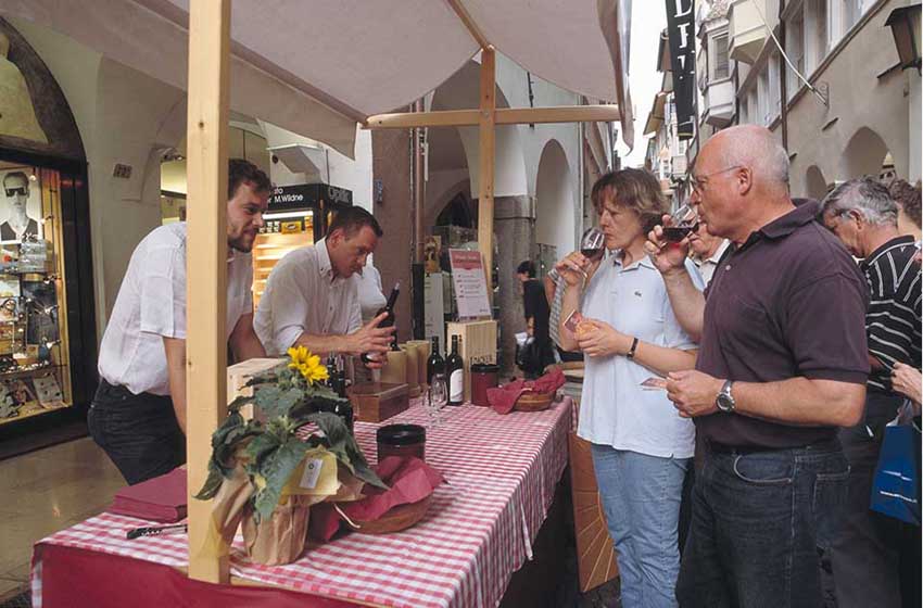 Alto Adige-Bolzano-degustazione di vino