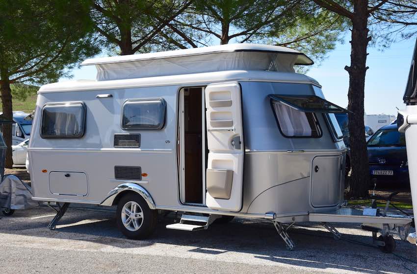 Eriba Touring 542 Legend in sosta presso Hymer The Event