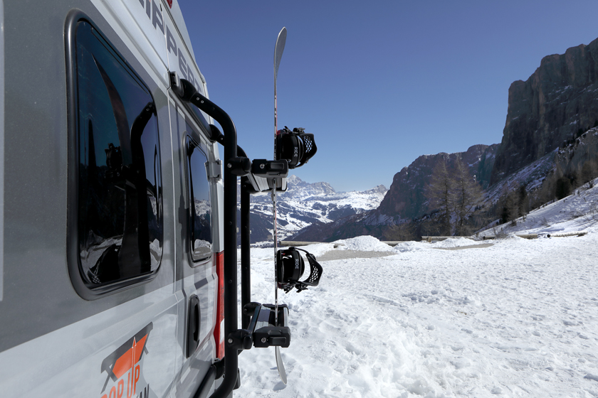 Portasci Lippert R-Skirun con snowboard
