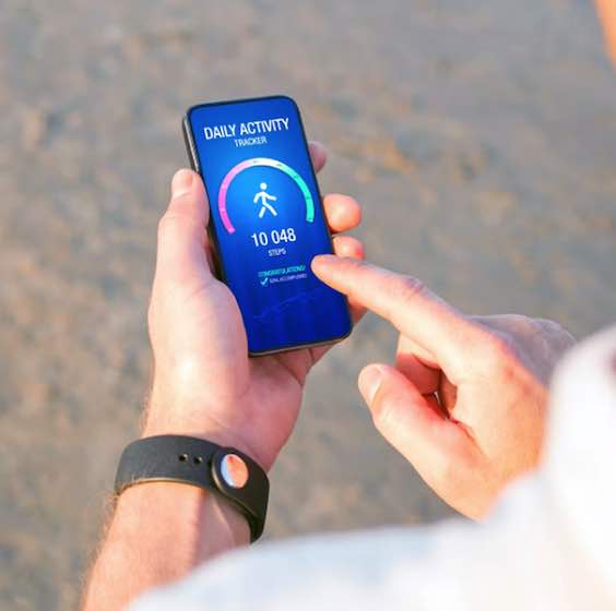 camminare salute smartphone