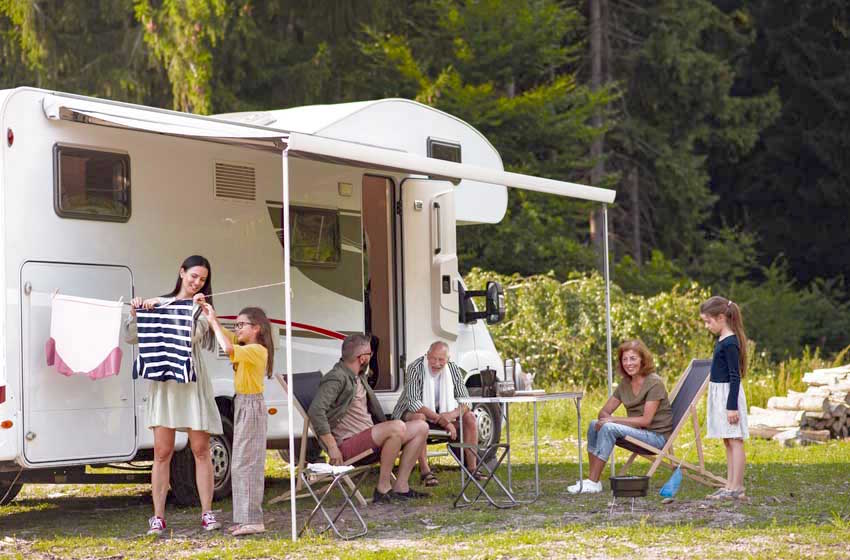 lavatrice in camper
