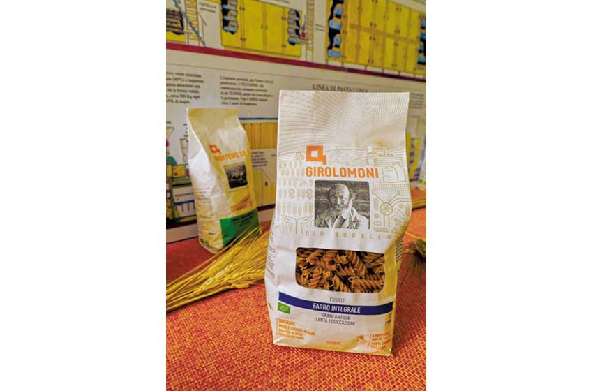 Marche-Urbino-Cooperativa agricola Gino Girolomoni-pasta-fusilli