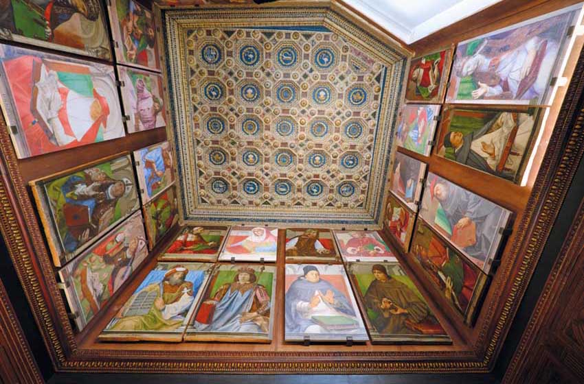 Marche-Urbino-Galleria Nazionale delle Marche-Palazzo Ducale-Studiolo di Federico da Montefeltro