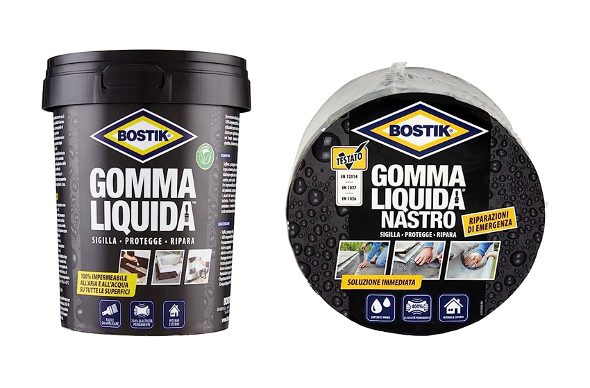 Kit di Riparazione Gomma Liquida con Banda BOSTIK