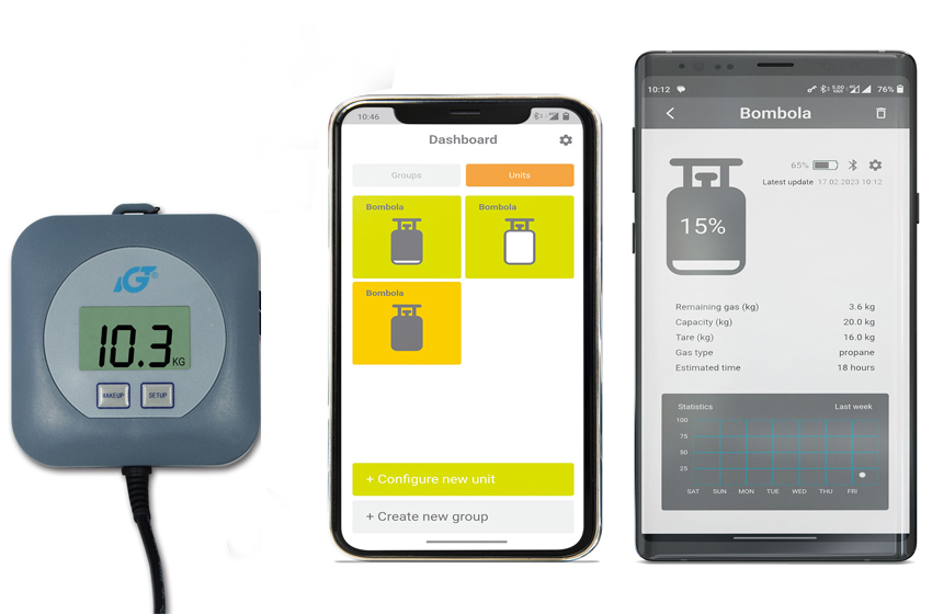 iGasView app di controllo