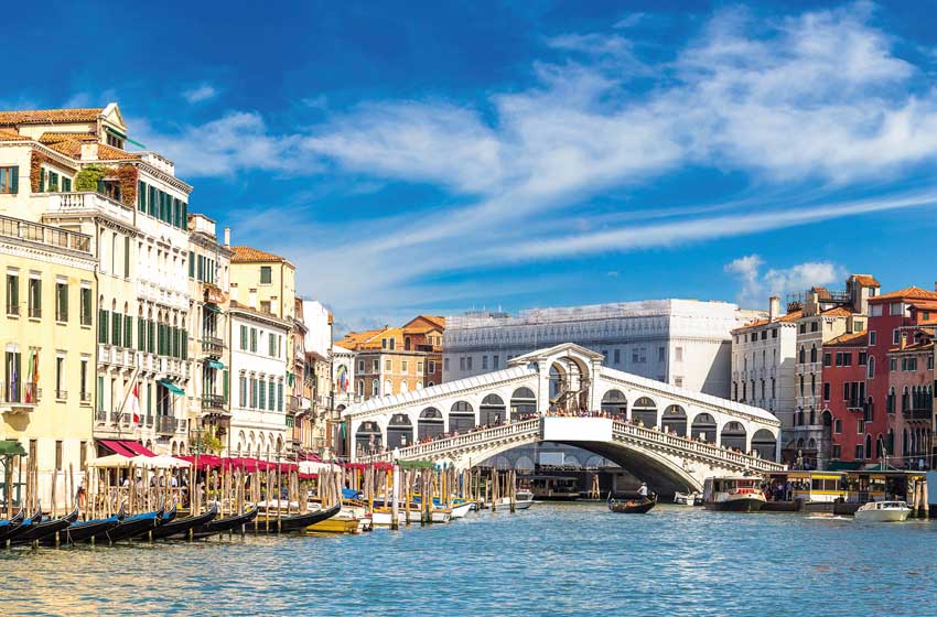 -Venezia-Ponte e mercato di Rialto 