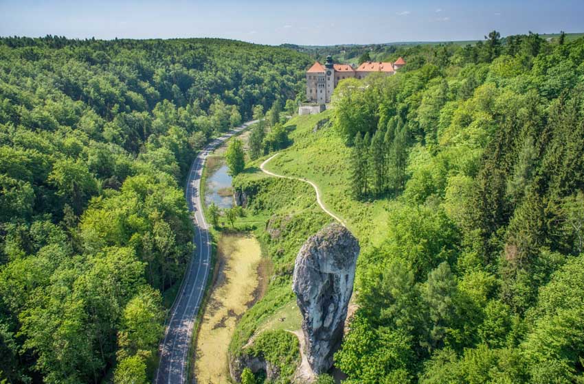 Malopolska, il castello di Pieskowa-skala