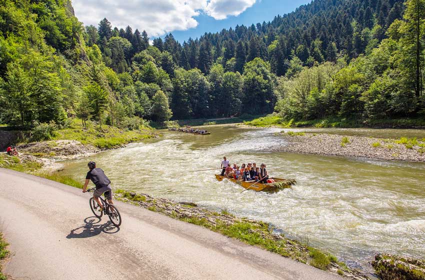 Il fiume Dunajec e la Velo Malopolska