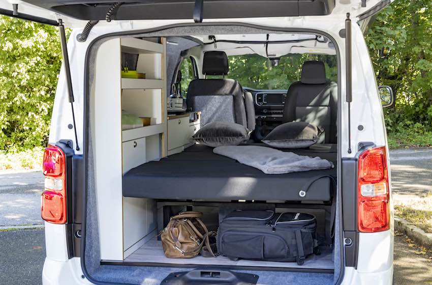 opel vivaro bed