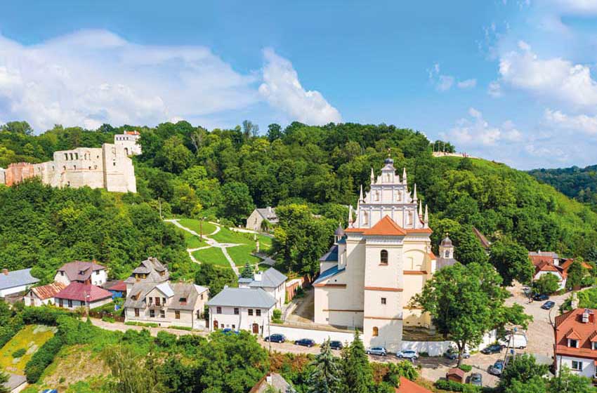 Polonia-Kazimierz Dolny-chiesa dei Santi Giovanni Battista e Bartolomeo