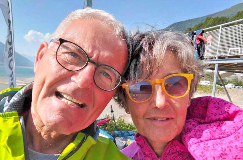 giulio e patrizia camperisti di camper in viaggio su rai 1