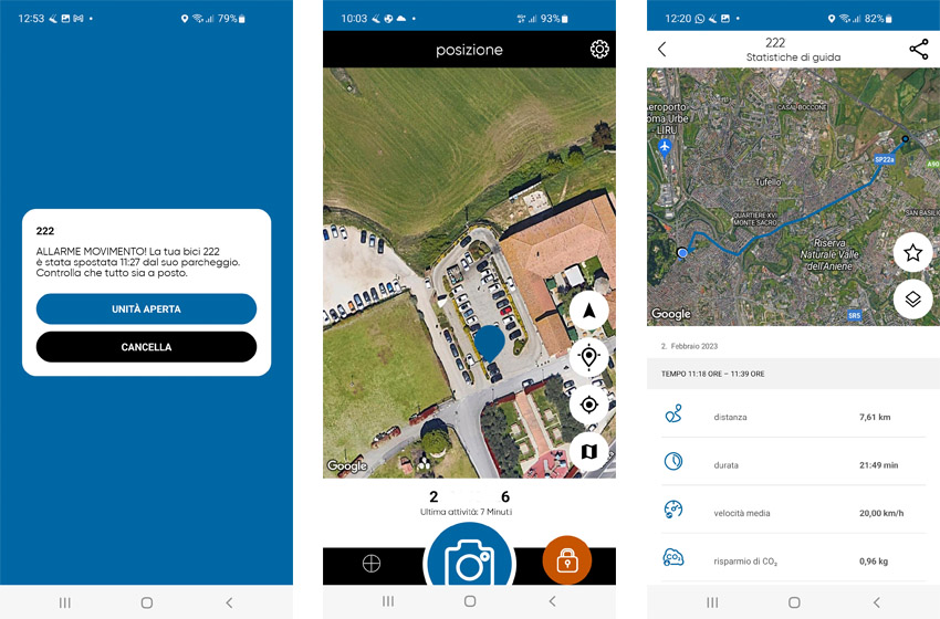 Boma Smart2 e-bike screen shot app