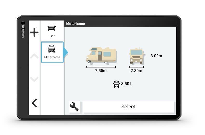 garmin camper 1095