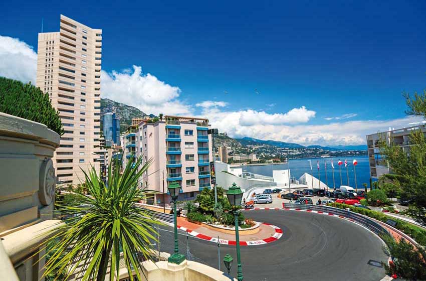 Francia-Montecarlo-affaccio sul circuito automobilistico