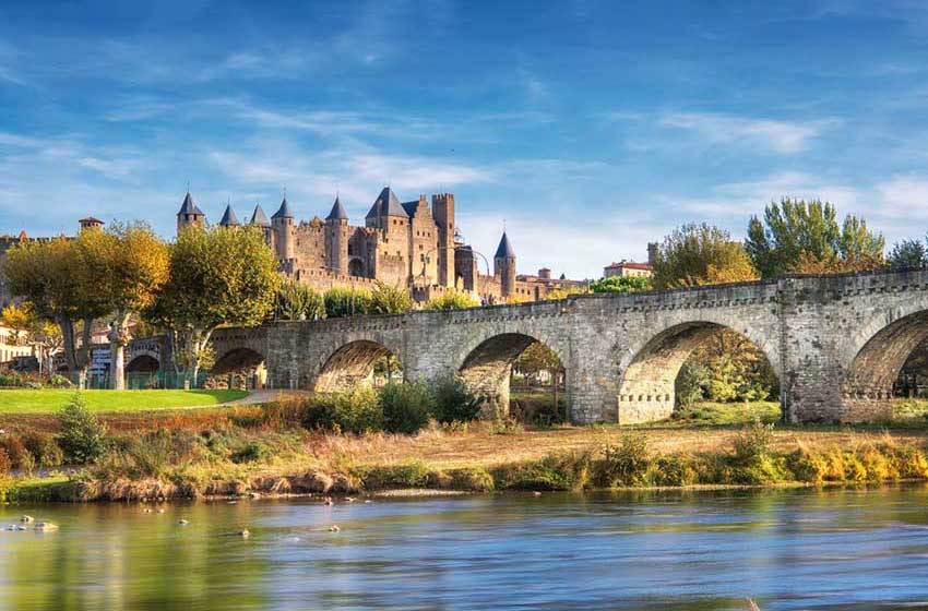 Francia-Canal du Midi-Carcassonne-scorcio-ponte