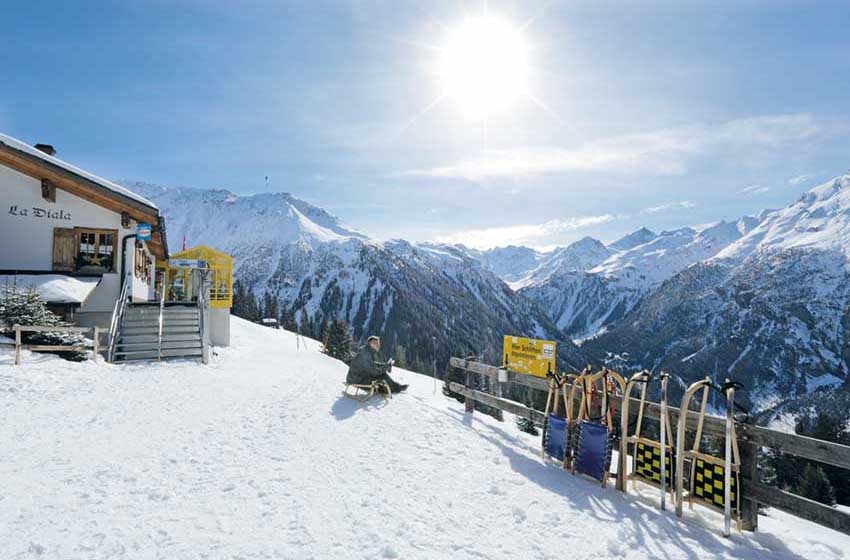 Svizzera-Cantone dei Grigioni-Pista slittino Darlux Bergun