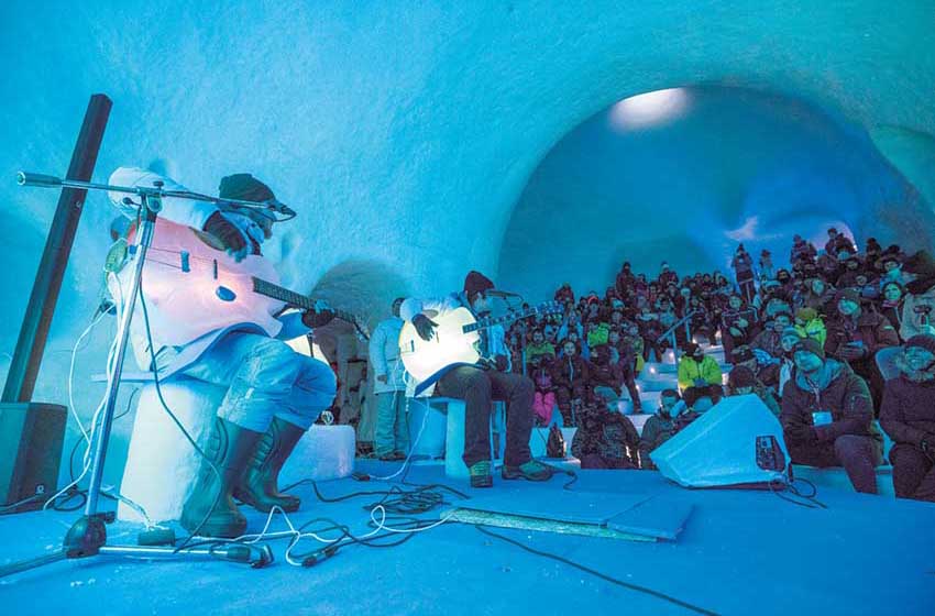 Lombardia-Alta Val Camonica-Passo del Tonale- concerto Ice Music