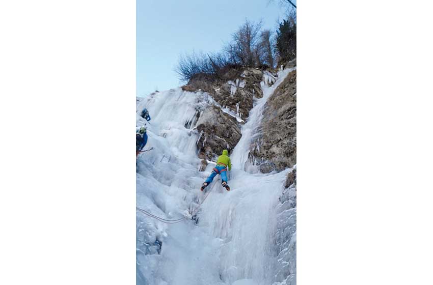 Cascata di ghiaccio Valle Varaita