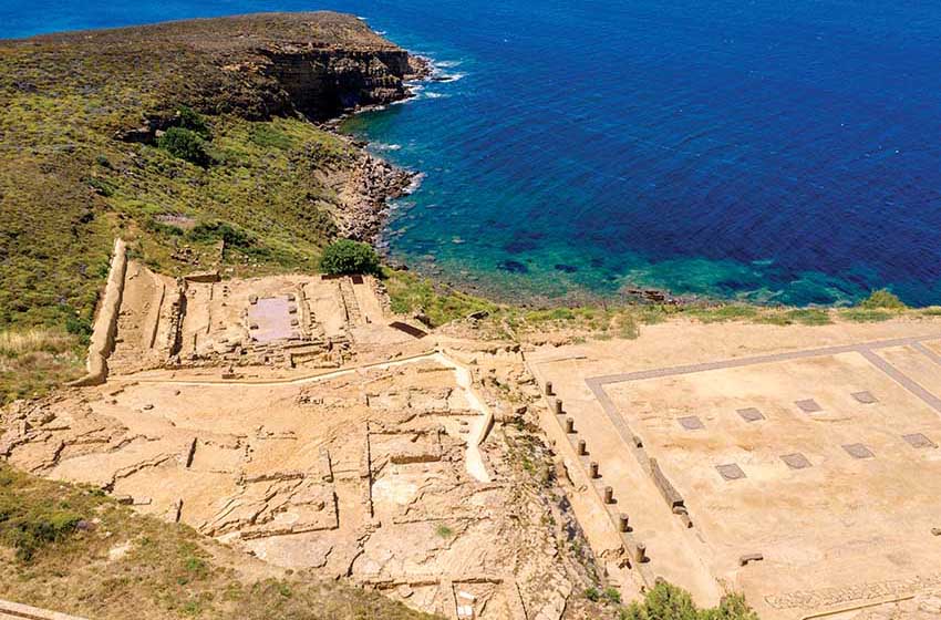 Grecia-Lemno-Efestia-Sito archeologico-mare