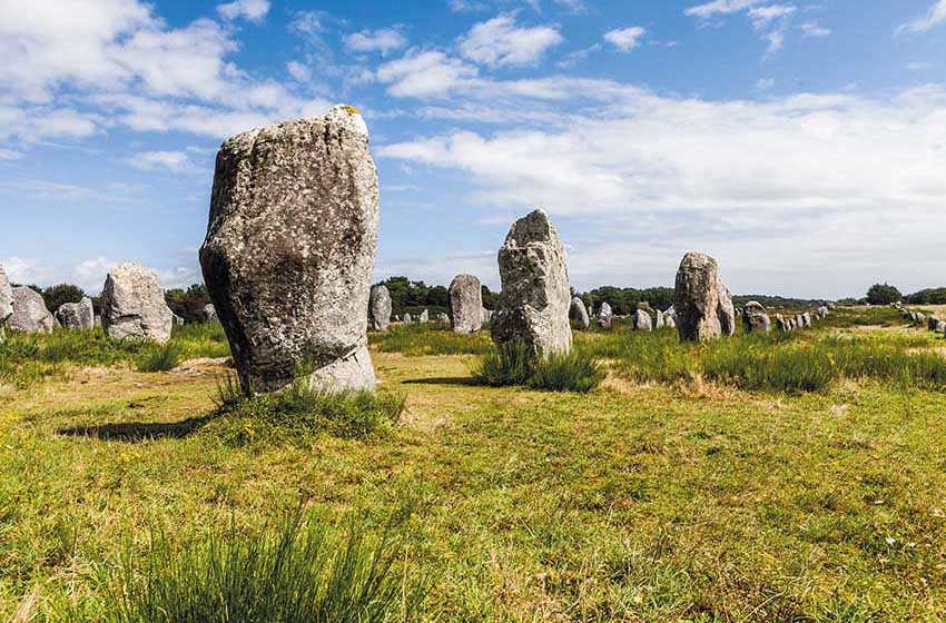 Bretagna, il sito archeologico degli Alignements de 
Carnac.
