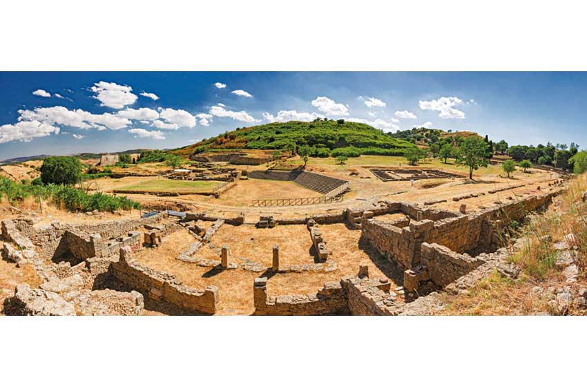 Sicilia-Morgantina-una veduta panoramica del sito archeologico di Morgantina