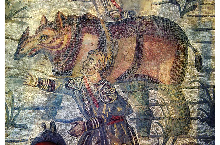 Sicilia-Piazza Armerina-mosaico