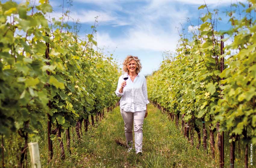 Anna Botti, titolare della Tenuta La Vigna