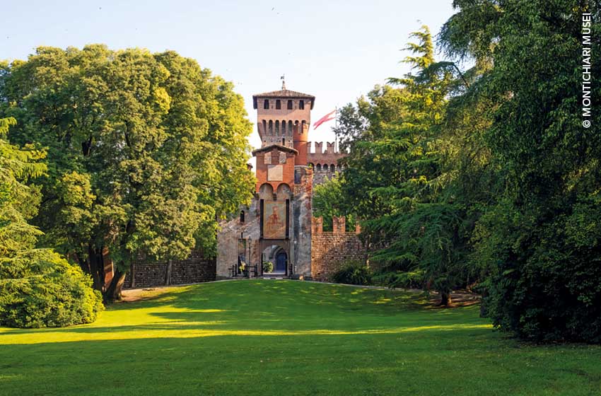 Il Parco romantico del Castello Bonoris di Montichiari
