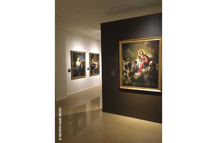 Una sala del Museo Lechi a Montichiari