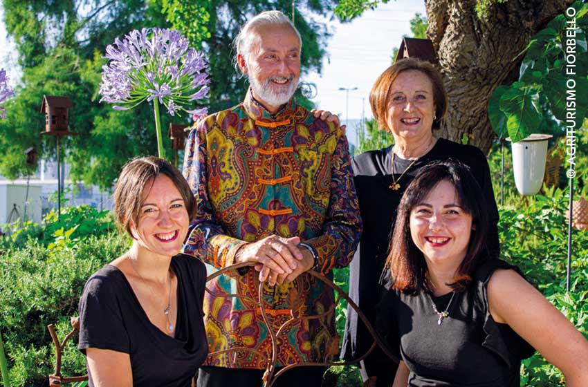 La famiglia Bellina, dell'Agriturismo-Fiorbello-Azienda-agricola La Fioreria di Montirone