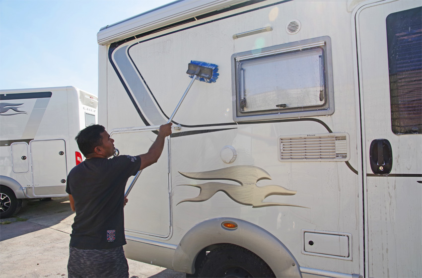 lavaggio camper