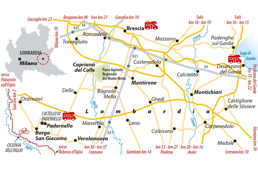 Lombardia-Brescia e provincia-mappa