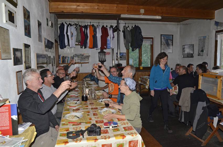 alimentarsi escursioni rifugio