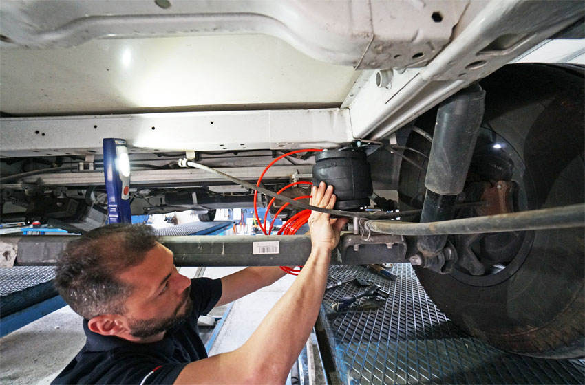 montaggio sospensione Top Drive