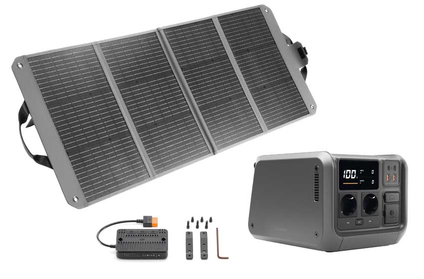kit DJI power station + pannello fotovoltaico