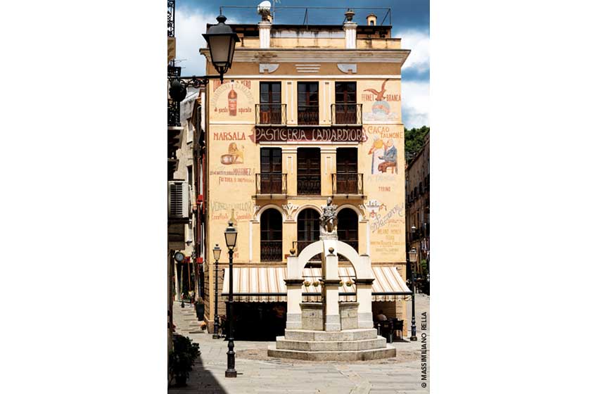 Sardinia-Iglesias-Palace of the former Lamarmora pastry shop-Ph. Massimiliano Rella.